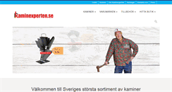 Desktop Screenshot of kaminexperten.se